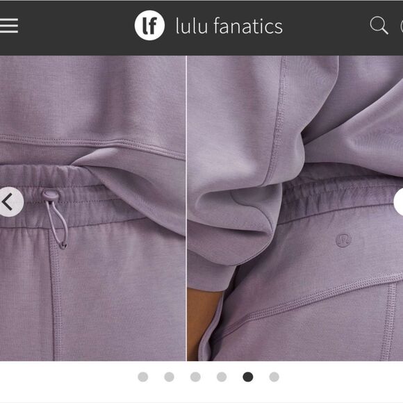 Lululemon Softreme High Rise Pant Lavender Purple Ash Size 8 - Picture 15 of 15